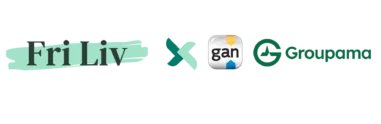 Logos Fri Liv Gan et Groupama
